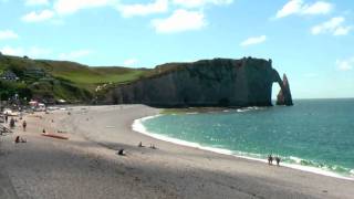 10 Étretat Seebad in Frankreich 30 Juni 2011 Video [upl. by Bob93]