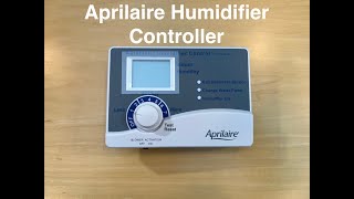 Aprilaire Humidifier Controller Model 60 Unboxing [upl. by Ekyt]