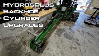 HydrosPlus Backhoe Cylinder Upgrades  John Deere 260B 270B 370B 260 270A [upl. by Raffo]