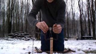 how to set a 110 conibear trap [upl. by Nnaylrebmik]