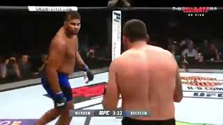 Alistair Overeem vs Augusto Sakai Highlights [upl. by Alikam543]