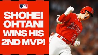 Shohei Ohtanis AMAZING year earns him his SECOND MVP  2023 AL MVP Highlights [upl. by Radbourne]