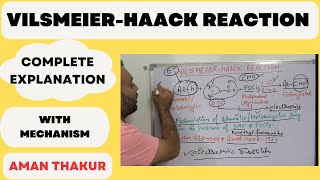 VILSMEIERHAACK REACTION II Complete Explanation With Mechanism organicreaction namereactions [upl. by Larkin]