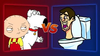 MUGEN Battle  Stewie GriffinBrian Griffin vs Skibidi Toilet [upl. by Nishom]