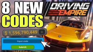 NEW UPDATE ROBLOX DRIVING EMPIRE CODES 2024  DRIVING EMPIRE CODE  DRIVING EMPIRE [upl. by Aihsilat]