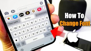 How to change the Font on iPhone 📲 Really Cool [upl. by Ennailuj]