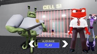 NEW GAME  ALIEN BARRYS PRISON RUN VS FEAR INSIDE OUT 2  ALL MORPHS UNLOCKED  FULL GAMEPLAY [upl. by Latoniah]