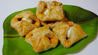 Kerala Bakery Style Egg Puffs  shorts  The Key Of Taste [upl. by Aicilihp574]