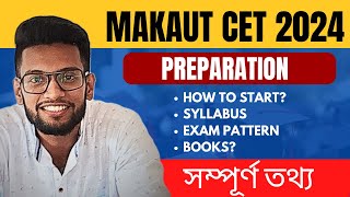 MAKAUT CET 2024 Preparation books syllabus exam pattern  How to prepare for MAKAUT CET 2024 [upl. by Supen660]