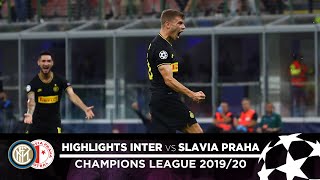 INTER 11 SLAVIA PRAHA  HIGHLIGHTS  Matchday 01  UEFA Champions League 201920 [upl. by Gladi521]