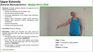 Median Nerve Glides EXPLAINED [upl. by Tenaj]