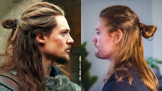 The Last Kingdom Uhtred of Bebbanburg Viking Hairstyle Tutorial [upl. by Nnylireg]