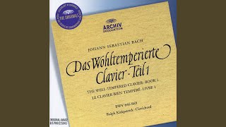 JS Bach Das Wohltemperierte Klavier Book 1 BWV 846869  Prelude in D minor BWV 851 [upl. by Binnie]