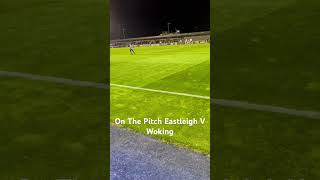 On The Pitch at Eastleigh V Woking nonleague pitch [upl. by Lerrej]