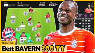 I Love Cầm 200 Tỷ Xây Dựng Đội Hình Bayern Munich Cực Khủng FC Online Mới Nhất 2023 Với Lương 250 [upl. by Haugen648]