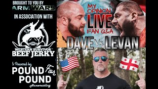 DAVE CHAFFEE Vs LEVAN SAGINASHVILI  LIVE REACTION amp FAN QampA [upl. by Nylla]