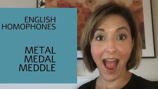 How to Pronounce METAL MEDAL MEDDLE  English Pronunciation Lesson [upl. by Normie]