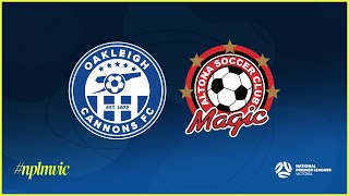 2024 NPLMVIC Round 3 Oakleigh Cannons FC v Altona Magic SC [upl. by Halsy646]