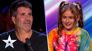 9yearold Immi Davis casts a SPELL on the Judges  Auditions  BGT 2022 [upl. by Dennie]