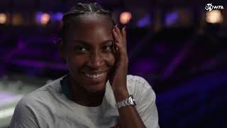 Does Player Know Player 🤔 WTA Finals stars answer questions about themselves [upl. by Aicenat]