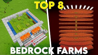 Must Have Farms In Minecraft Bedrock 121  Best Farms for Minecraft Bedrock 121 [upl. by Lluj]