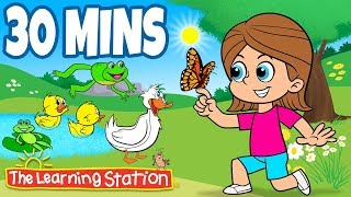 Spring Songs for Children 🌹 Spring is Here with Lyrics 🌹 Kids Spring Playlist 🌹 The Learning Station [upl. by Kano]