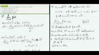 2 Bac SM  La Partie Entière  Exercice de continuité [upl. by Tnomal336]