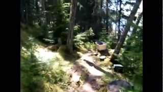 Gold Mining Ladies Creek Campsite BC Canada [upl. by Wiebmer]