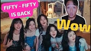 REACTION MV FIFTY  FIFTY “ STARRY NIGHT “ [upl. by Trevethick]