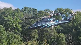 Sikorsky S76 Helicopter burns 700 in fuel waiting for passenger to park car [upl. by Anerrol]