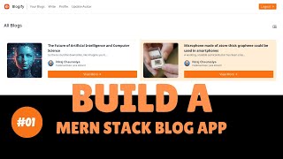 The Intro  Building a FullStack Blog App with MERN Stack  StepbyStep Guide amp Deployment Tips [upl. by Simetra]