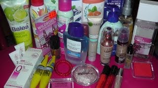 XXl Drogerie Haul DM Glamazona Le Balea Loreal Catrice essence bebe RL Garnier [upl. by Podvin]