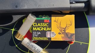 Impressive Brenneke Classic Magnum 12ga 234quot 118oz Slug Test W Remington 870 amp Rifled Barrel [upl. by Molohs]