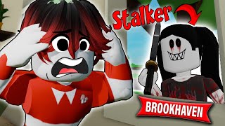 Weird Creepy Stalker in BROOKHAVEN Roleplay [upl. by Penn]