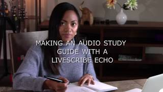 Making an audio study guide with a Livescribe Echo smartpen [upl. by Arissa]