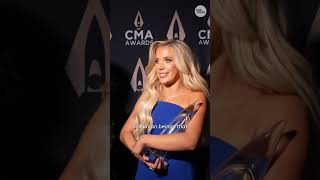 Megan Moroney talks about CMA win Shorts [upl. by Nnylyoj618]