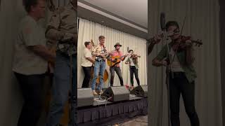 Stillhouse Junkies debut new song quotWest Virginiaquot at 2024 IBMA music showcase [upl. by Haelam848]