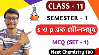 Chemistry Suggestions Class 11 1st Semester 2024  s and p block elements class 11 part  1 [upl. by Thom]