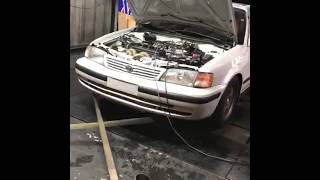 Toyota Tercel 15 Turbo making some power [upl. by Bartolome]