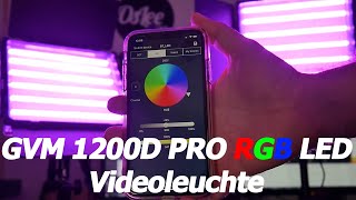 Great Video Maker 1200D PRO RGB LED [upl. by Yrolam]