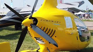 AutoGyro Cavalon 915iS  Rotax Aircraft Engines booth EAA Airventure Oshkosh 2019 [upl. by Kcirret]