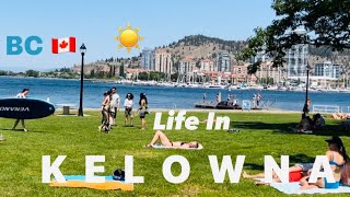 KELOWNA BC  Canada’s MIAMI  Hot amp Sunny life in Okanagan Kelowna Life  BC Canada 🇨🇦 [upl. by Russel]