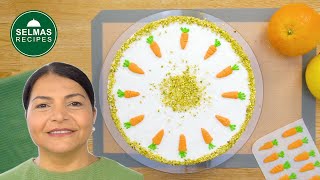 Möhren Kuchen  Karotten Kuchen  Royal Icing Deko Möhrchen 🥕 [upl. by Darbee]