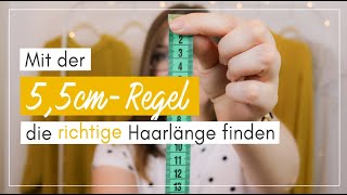 Stehen dir KURZE ODER LANGE HAARE ✂ Wir testen die berühmte 55cmRegel von John Frieda [upl. by Mallin]