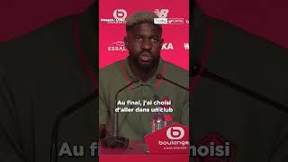 😱 Samuel Umtiti dézingue lOL en conférence de presse [upl. by Ellersick]