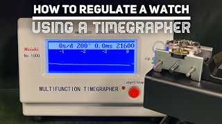 How to Regulate a Watch with a Timegrapher [upl. by Popele]