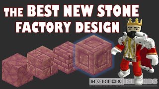 Best New Block Factory Build Tutorial ROBLOX Islands [upl. by Catton465]