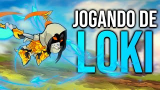 Joguei de LOKI e AMASSEI Eles no Brawlhalla [upl. by Tonnie]