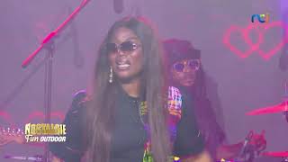 Amour Koyo Koyo de Roseline LAYO en LIVE sur Nostalgie Fun Outdoor 2024 viral shorts [upl. by Diandra]