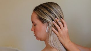 ASMR no talking version crisp tingly hair play on Kristina  just the soundszzzZzz [upl. by On]